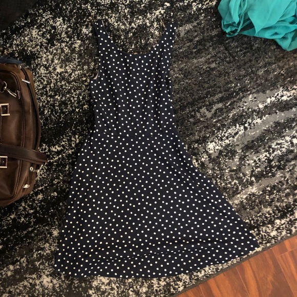 H&M Dresses & Skirts - Blue and white polka dot dress